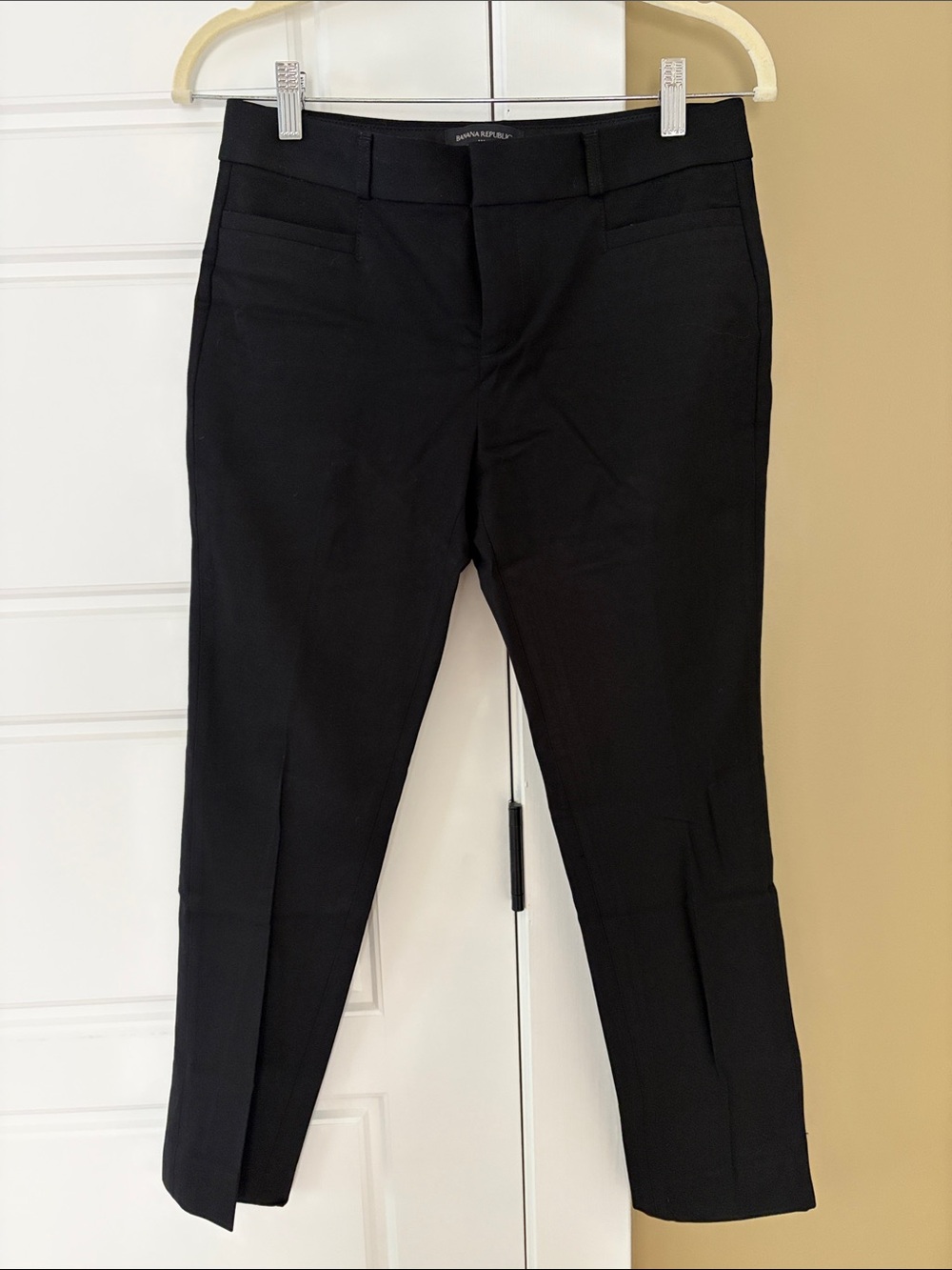 Banana Republic Sloan Curvy Pant Black Tailored Dress Pants